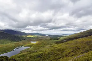 Wild Atlantic Way Ireland Prints: View from Connor Pass, also Conor Pass
