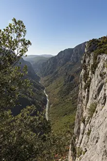 France Landscape Photography Prints: View into the deep gorge of the Verdon