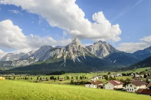Austria Travel Photography Prints: View of the Ehrwalder Sonnenspitze