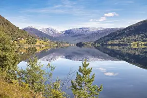 Uninhabited Norwegian Landscapes Prints: View over the Eidfjord, Norway