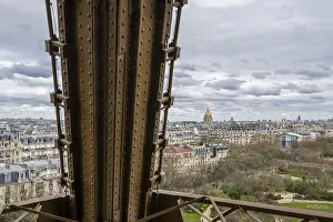 Paris Cityscape Prints: View from the Eiffel Tower to the Invalides