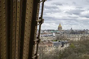 Paris Cityscape Prints: View from the Eiffel Tower to the Invalides