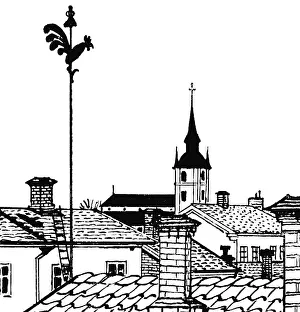 Historic Berlin Architecture Prints: View from Esbjoern's windows