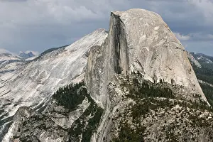 Yosemite National Park Landmark Prints: View from Glacier Point to Half Dome