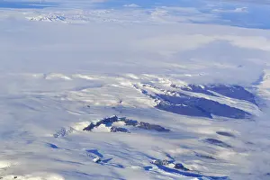 Northern Europe Ice Landscapes Prints: View of glaciers, structures, rocks in ice