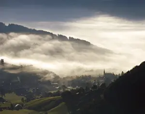 Steiermark Landscape Prints: View over Groebming, Styria, Austria