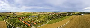 Central Europe Countryside Prints: View over Hasselfelde in the Harz Mountains