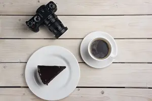 Gourmet Food Image Prints: Top view of hipster snack