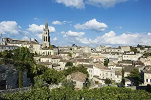 Deserted Old Town France Prints: View across the historic centre