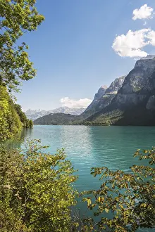 Middle Europe Nature Scenes Prints: View over the Klontalersee