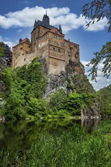 Historic Fortification Prints: View of Kriebstein Castle