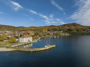 Central Europe Harbour Scene Prints: View over Lake Constance