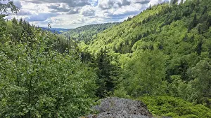 Frankenwald Nature Park Prints: View from Lamnitzblick viewpoint