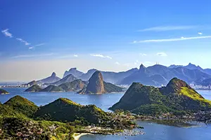 Rocky Coastline Brasil Prints: View from the top of the mountains