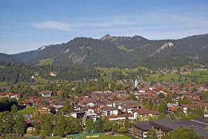 German Federal Republic Views Prints: View of Oberstdorf, Upper Allgaeu