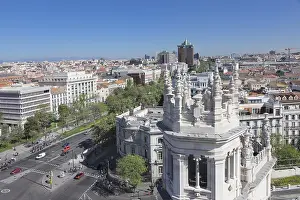 Spanish Capital Cityscape Prints: View from the Palacio de Comunicaciones