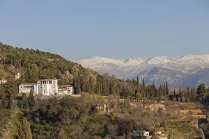 Andalusia Tourist Attraction Prints: View of the Palacio de Generalife