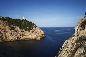 Mallorca Lighthouse Prints: A view of the Punta de Capdepera and the lighthouse in eastern Mallorca