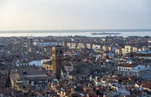 World Heritage Site Europe Prints: View over the rooftops of Venice