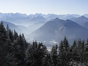 Karwendel Mountains Prints: View from Seekar of the Karwendel Range