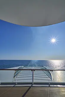 Scandinavian Sea Views Prints: View from the ship's deck