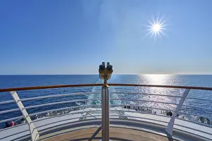 Deserted Scandinavian Coast Prints: View from the ship's deck