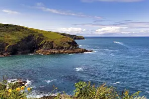 Port Isaac Prints: View from the South West Coast Path Print, Cornwall, England