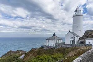 Lighthouses In United Kingdom Prints: A view of the Start Point lighthouse in South Devon