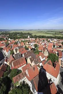Deserted German Town Prints: View from the tower of the Daniel or St