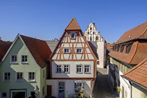 Bavaria Cityscape Photography Prints: View over the town, Dettelbach