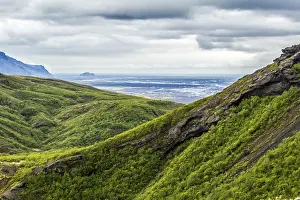 Iceland Travel Photography Prints: View into the valley of Thorsmoerk