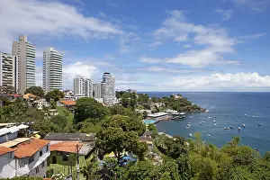 Salvador Brazil Prints: View of the Vitoria district