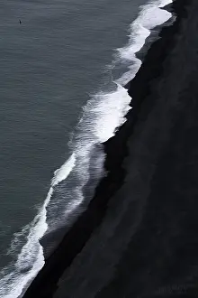 Long Exposure Photography Tips Prints: View from above on waves at the shore