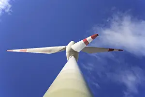 Clean Power Generation Prints: View of a windmill