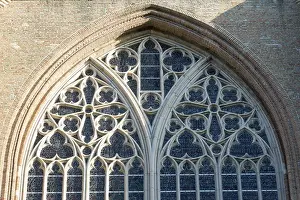 Belgian Architecture Prints: Detail view of windows of the St
