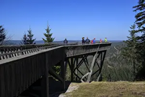 Southern Germany View Prints: Viewing platform at Ellbachsee