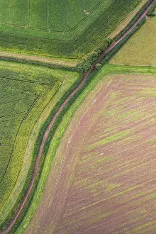 Unmanned Aircraft System UAS Prints: Villages and Fields from a drone