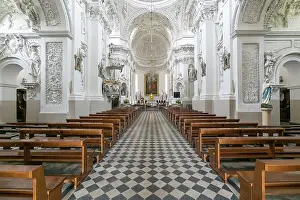 Lithuania Prints: Vilnius, Lithuania - Print of Church Interior