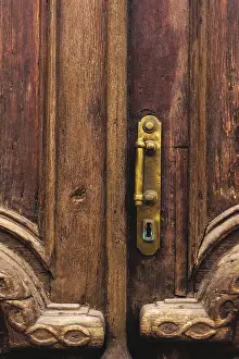 Vintage Door Handle Prints: Vintage background