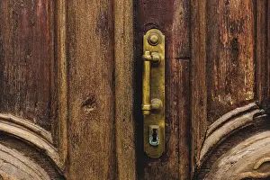Vintage Door Handle Prints: Vintage background