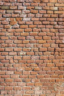 Vintage Brick Wall Background Prints: Vintage brick wall using as background