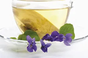 Natural Remedies Prints: Violet tea