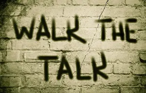 Deserted Shopping Mall Prints: Walk The Talk Concept