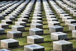 Christian Memorial Site Prints: War cemetery