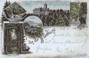 Eisenach Tourist Attraction Prints: Wartburg in Eisenach, Thuringia