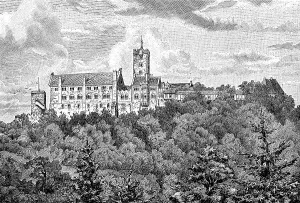 Eisenach Tourist Attraction Prints: The Wartburg in Eisenach, Thuringia