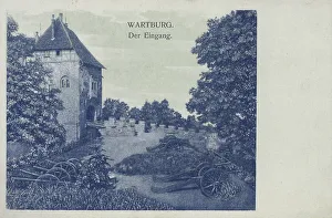 Eisenach Tourist Attraction Prints: Wartburg, Eisenach, Thuringia, Germany