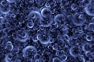 Eroded Canyon Scenery Prints: Water bubble in motion