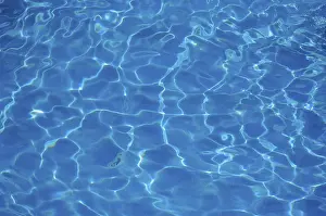 Blue Water Surface Prints: Water (Pool)