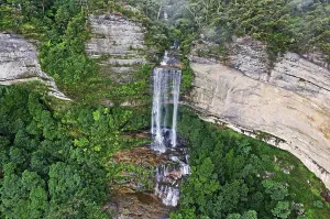 Australian Nature Scenes Prints: Waterfall in the Blue Mountains
